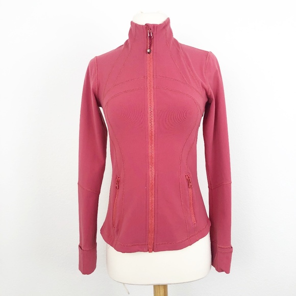 lululemon athletica Jackets & Blazers - Lululemon Zip Up Jacket Coral Size 6